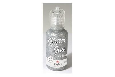 Image of Glitter-Glue holographisch, Flasche 20 ml bei JUMBO