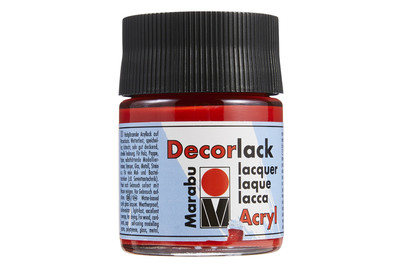 Marabu Decorlack Acryl Magenta 014 – 50 Ml, Hochglänzend, Für Alle Bastelprojekte