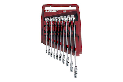 Image of Kraftwerk Gabelringschlüssel-Satz 8-19mm, 10-tlg. bei JUMBO