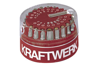 Image of Kraftwerk Bit-Box, rund, 1/4, 19-tlg.