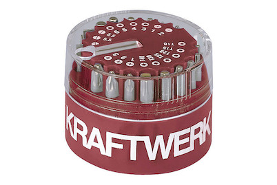 Image of Kraftwerk Bit-Box mit langen Bits, rund, 1/4, 19-tlg. bei JUMBO