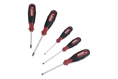 Image of Kraftwerk Schraubendrehersatz, Ergokraft, Schlitz/PH, 5-tlg. bei JUMBO