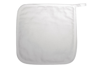 Image of Topflappen, quadratisch, weiss, 19x19cm, SB-Btl 2Stück bei JUMBO