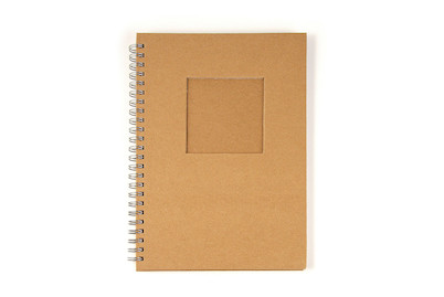 Image of Notizbuch, mit Passepartoutstanzung,HF, Quadrat, DIN A6, 60 Blatt, 70 g/m2
