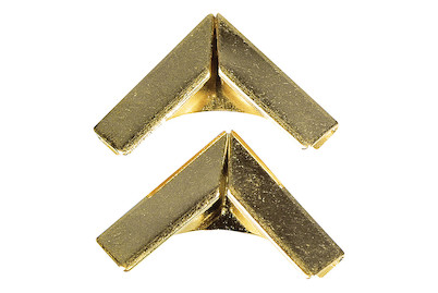 Image of Metallecken für Bucheinbände 14x14 mm bei JUMBO