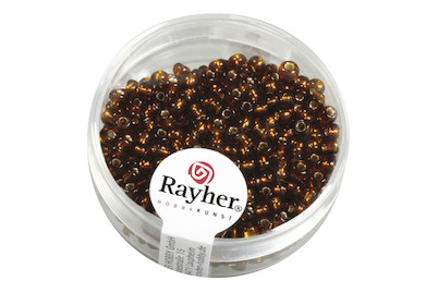 Image of Rocailles, 2,6 mm ø, mit Silbereinzug, Dose 16g bei JUMBO