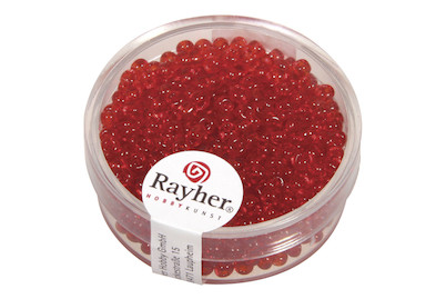 Image of Rocailles, 2,6 mm ø, transparent, Dose 17g bei JUMBO