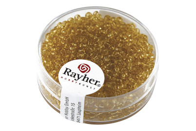 Image of Rocailles, 2 mm ø, transparent, Dose 17g bei JUMBO
