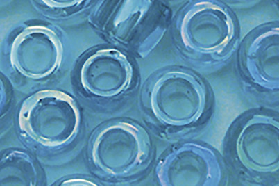 Image of Rocailles, 2 mm ø, transp. gelüstert, Dose 17g bei JUMBO