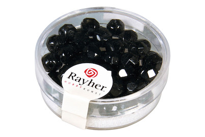 Image of Glas Schliffperle, 6mm ø, Dose 50 Stück bei JUMBO