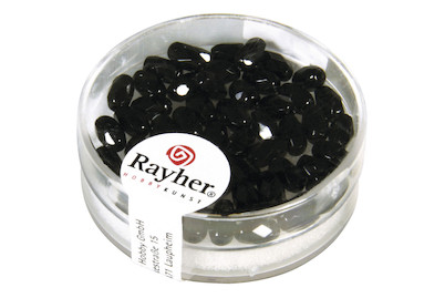 Image of Glas Schliffperle Olive, 4mm ø, 6mm, Dose 50Stück bei JUMBO