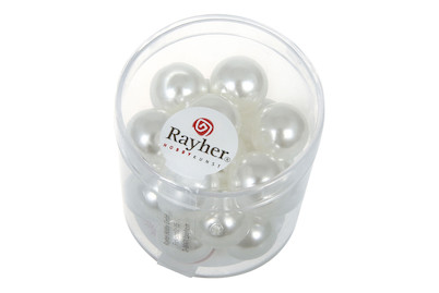 Image of Renaissance Glaswachsperlen, 12mm ø, Dose 21Stück bei JUMBO