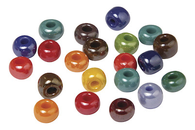 Image of Glas-Grosslochradl, opak, ø 6,7 mm, Dose 55g bei JUMBO