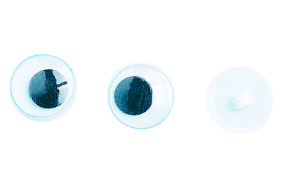 Image of Plastik-Wackelaugen zum Aufnähen, 12mm ø, SB-Btl 10Stück bei JUMBO