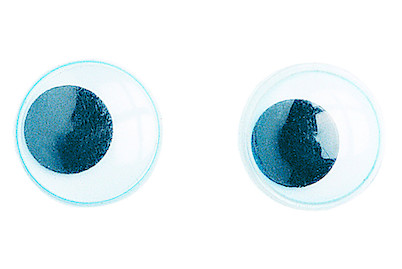 Image of Plastik-Wackelaugen zum Aufnähen, 15mm ø, SB-Btl 10Stück bei JUMBO