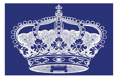 Image of Schablone: Krone, DIN A5, 1 Schablone + Rakel im SB-Btl. bei JUMBO