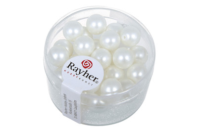 Image of Renaissance Glaswachsperlen, matt, 8mm ø, Dose 25Stück bei JUMBO