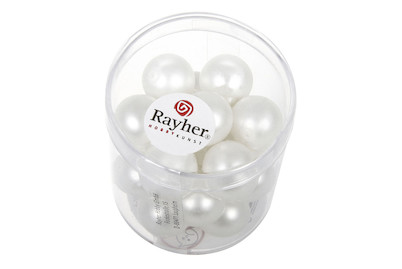 Image of Renaissance Glaswachsperlen,matt, 12mm ø, Dose 21Stück bei JUMBO