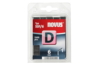 Image of Flachdrahtklammern 53F/6 Länge/Breite: 6 / 11,3 mm1200 Stk. bei JUMBO