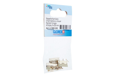 Image of Nagelscharnier 9x20 mm 4St mit Stiften bei JUMBO