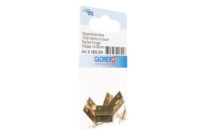 Image of Nagelscharnier 12x20 mm 4St mit Stiften bei JUMBO
