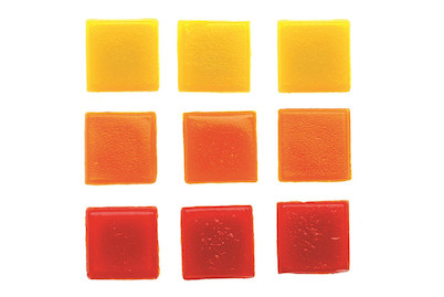 Image of Mosaik Starter-Kit rot/gelb/orange sortiert
