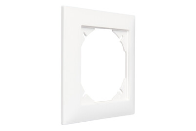 Image of Edizio DUE UP Abdeckrahmen 1fach 88x88mm weiss bei JUMBO