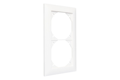 Image of Edizio DUE UP Abdeckrahmen 148x88mm 2fach weiss bei JUMBO