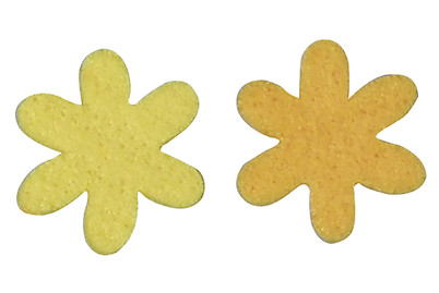 Image of Filz-Sternblume, 3 cm, 2 Farben, SB-Btl. 12 Stück bei JUMBO