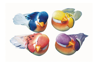 Image of Pilzvogel, 2 cm, SB-Btl. 4 Stück bei JUMBO