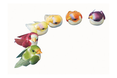 Image of Pilzvogel, 1,5 cm, SB-Btl. 6 Stück bei JUMBO