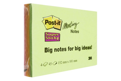 Image of Post-it® Super Sticky Meeting Notes bei JUMBO