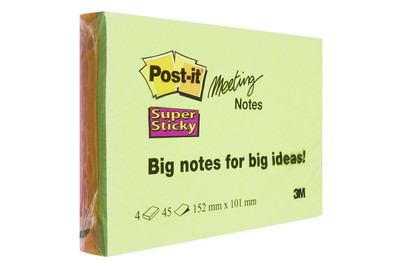 Image of Post-it® Super Sticky Meeting Notes