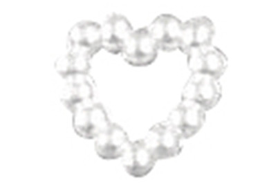 Image of Plastik-Perlenherz 10 mm 48 Stück bei JUMBO