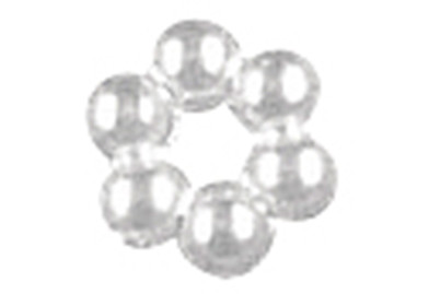 Image of Plastik-Perlenblüte 10 mm 60 Stück