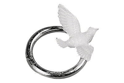Image of Ring mit Taube, 2 cm, SB-Btl. 12 Stück bei JUMBO