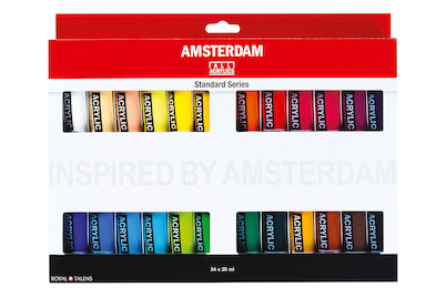 Image of Amsterdam Acryl Set 24x20ml bei JUMBO