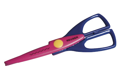 Image of Motivschere Zick-Zack , 16,5 cm, SB-Karte 1 Stück bei JUMBO