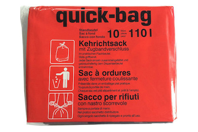 Image of Kehrichtsack Quick-Bag, 110 l, 10 Stk. bei JUMBO