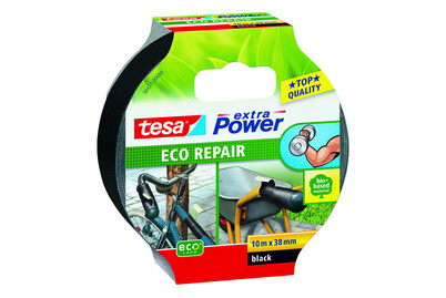 Image of Tesa Gewebeband ökologisch 10 m x 38 mm schwarz bei JUMBO