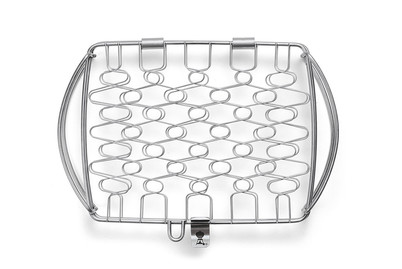 Image of Weber Fisch- und Gemüsehalter klein, Edelstahl bei JUMBO