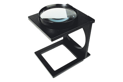 Image of Faltbare Tischlupe , 110mm ø, 13,3x15,3x18,5cm, Karton 1Stück bei JUMBO