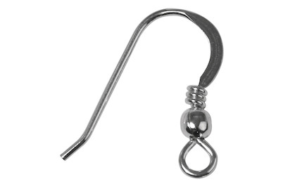 Image of 925 Silber Ohrhaken, 20mm, SB-Btl 2Stück bei JUMBO