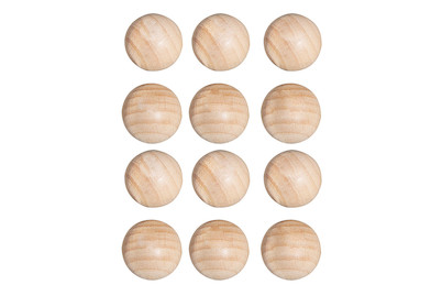 Image of Rohholzkugeln FSC 100%, 15mm ø, ungebohrt, SB-Btl 15Stück bei JUMBO