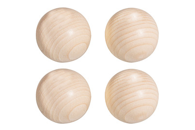 Image of Rohholzkugeln FSC 100%, 30mm ø, ungebohrt, SB-Btl 4Stück bei JUMBO