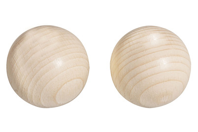 Image of Rohholzkugeln FSC 100%, 40mm ø, ungebohrt, SB-Btl 2Stück bei JUMBO