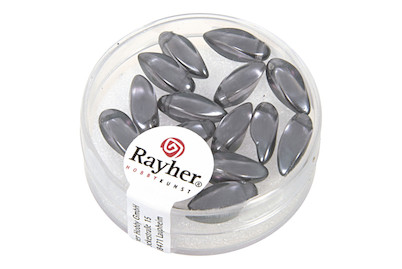 Image of Glasperle-Tropfen, 6x12 mm, Dose 15 Stück bei JUMBO