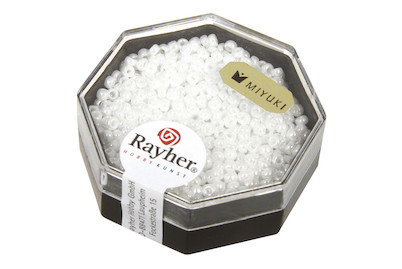 Image of Premium-Rocailles, 2,2 mm ø, opak gelüstert, Dose 8g bei JUMBO