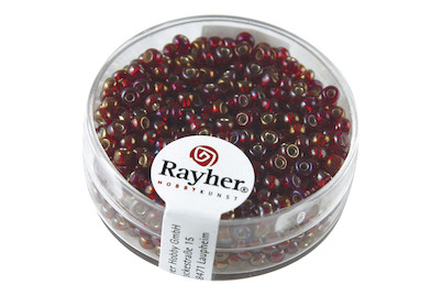 Image of Rocailles m.Silbereinzug+Rainbow, ø2,6mm, Dose 17 g bei JUMBO