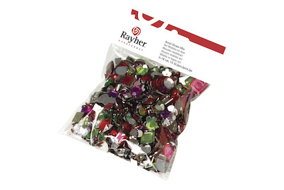 Image of Acryl-Strass-Mix, versch. Formen, 5-14 mm, SB-Btl 1000Stück bei JUMBO